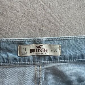 Hollister Light Blue Jean Shorts
